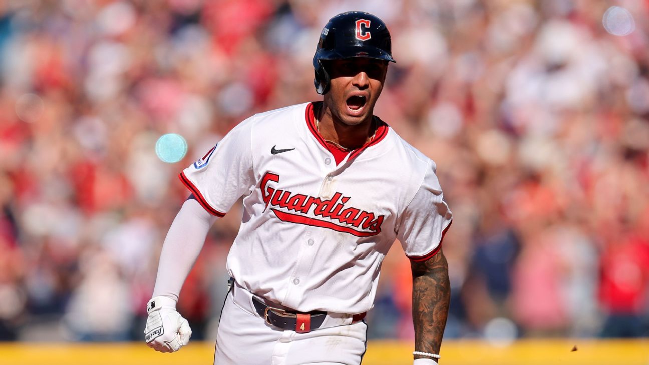 Brayan Rocchio HR Sparks 5-Run inning كأوصياء لقوة اللعبة 3

