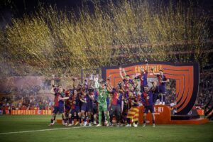 كرة القدم تنتصر لبرشلونة في نهائي كأس إسبانيا
