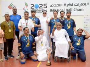 «جمعية الإمارات للمعاقين بصرياً» بطل كرة الهدف
