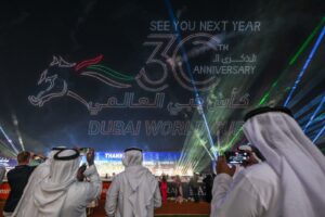عروض ختام كأس دبي العالمي تسجل رقماً قياسياً في موسوعة "جينيس"
