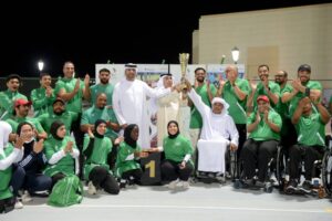 خورفكان بطلاً لكأس اللجنة البارالمبية لألعاب القوى

