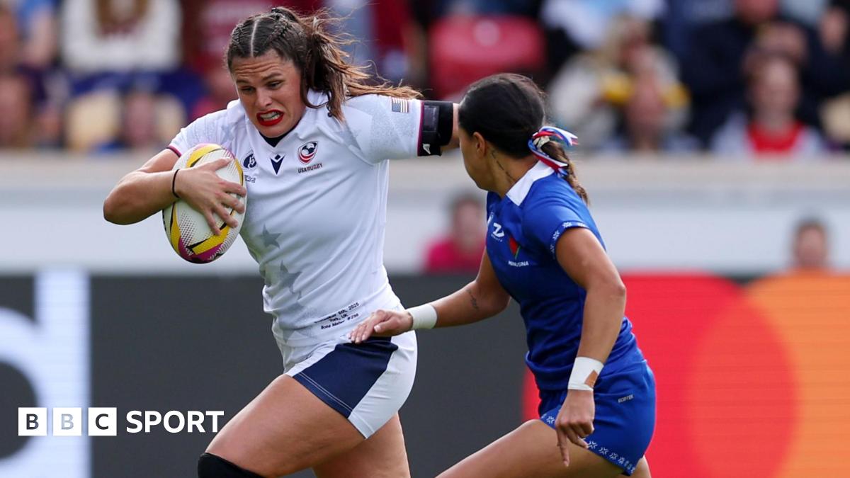 United States Ilona Maher in action