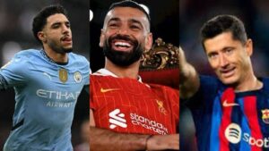 سباق الحذاء الذهبي 2025.. ليفاندوفسكي يطارد صلاح ومرموش يأتي من بعيد

