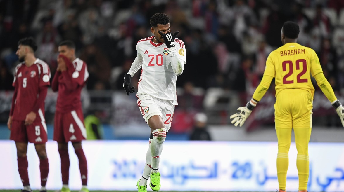 خليجي 26.. التعادل الإيجابي يحسم مباراة الإمارات ضد قطر
