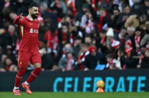 ترتيب هدافي الدوري الإنجليزي بعد تسجيل محمد صلاح في إيبسويتش
