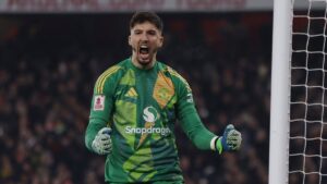 تصدي بايندر المزدوج ليقود يونايتد للفوز على أرسنال إلى الدور الرابع لكأس الاتحاد الإنجليزي
