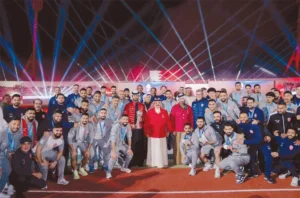 عاهل البحرين يستقبل المنتخب الوطني الفائز بـ«خليجي 26»
