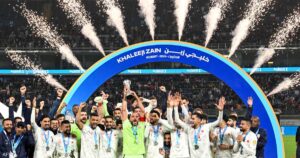 محمد بن زايد ومحمد بن راشد يهنئان البحرين بإنجاز "خليجي 26"
