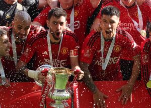 Manchester United win the FA Cup