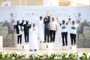 البلوشي بطل سباق الإسطبلات الخاصة للقدرة
