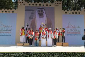 ذياب عبد الله يحرز كأس زايد بن منصور للقدرة
