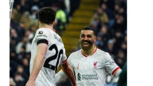 أرقام قياسية جديدة لمحمد صلاح.. ليفربول يتعثر بالتعادل أمام أستون فيلا
