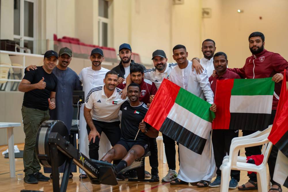 إنجاز عالمي لبطل التجديف جمعة إلياسي
