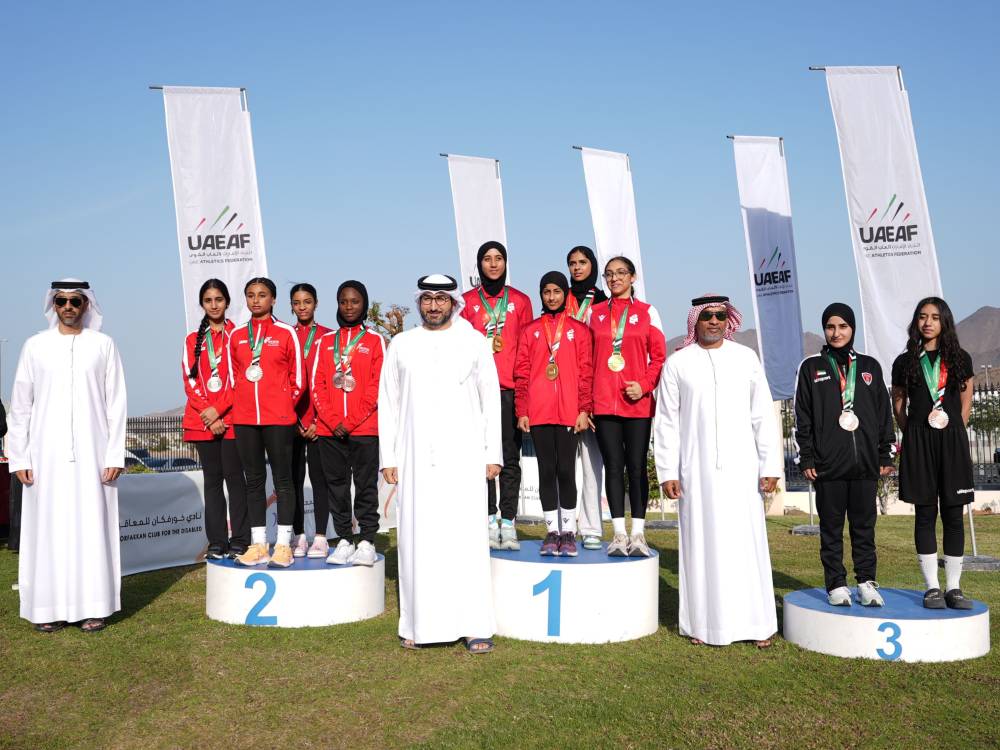 «الشارقة الرياضي للمرأة» بطل كأس ألعاب القوى
