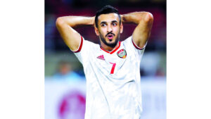 الهداف التاريخي للمنتخب الوطني علي مبخوت. الإمارات اليوم