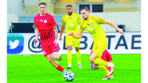 مباراة كلباء والبطائح في الجولة 18 انتهت بالتعادل من دون أهداف. الإمارات اليوم