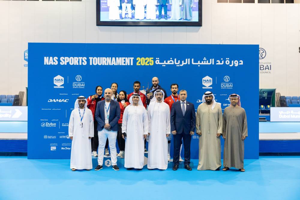4 ميداليات لمبارزة الإمارات في بطولة ند الشبا الرياضية
