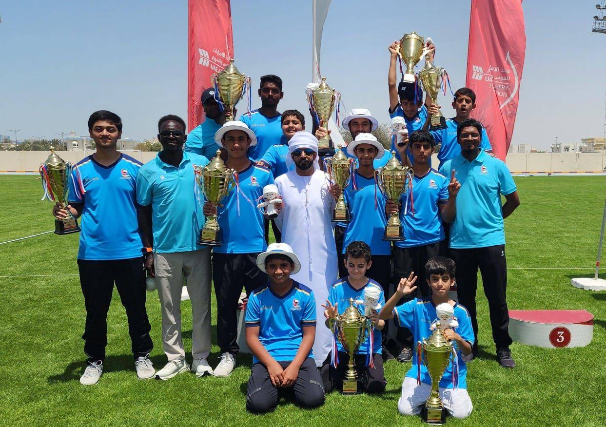 المدام يحصد 11 كأساً في بطولة الإمارات للقوس والسهم

