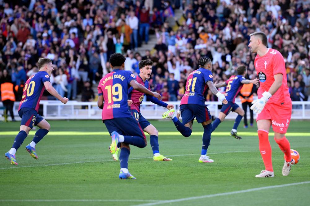 ترتيب الدوري الإسباني بعد فوز برشلونة أمام سلتا فيغو برباعية
