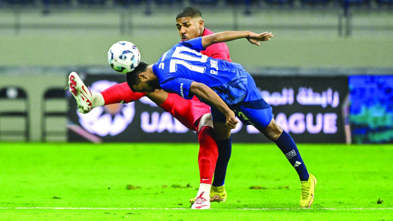 البطائح هزم النصر بهدف وتقدم إلى منطقة الأمان. تصوير: باتريك كاستيلو